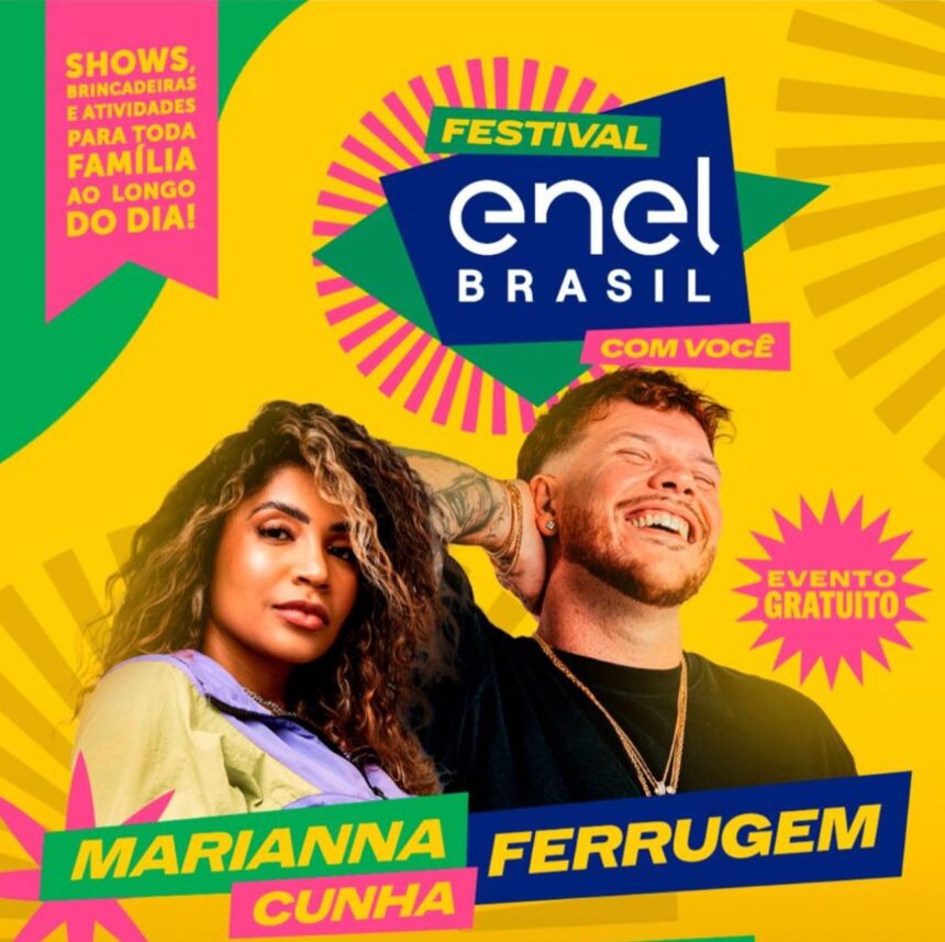 Festival gratuito em Campos reúne centenas de pessoas e revela Mariana cunha ao lado de Ferrugem.