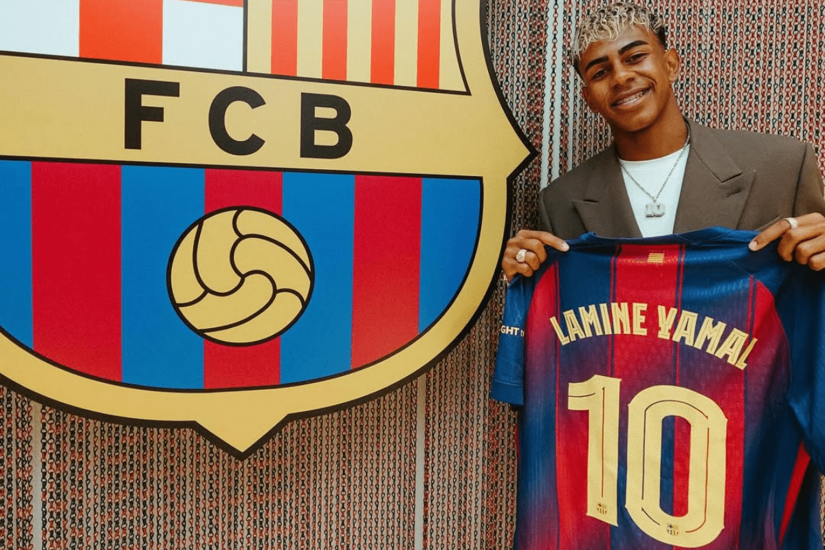 Estrela do barcelona, lamine yamal pode cobrar por autógrafos