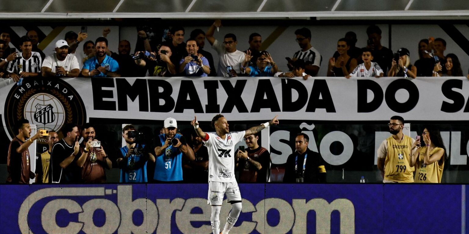 Brasileirão: santos sai do z4 com gol de neymar e vitória sobre o sport