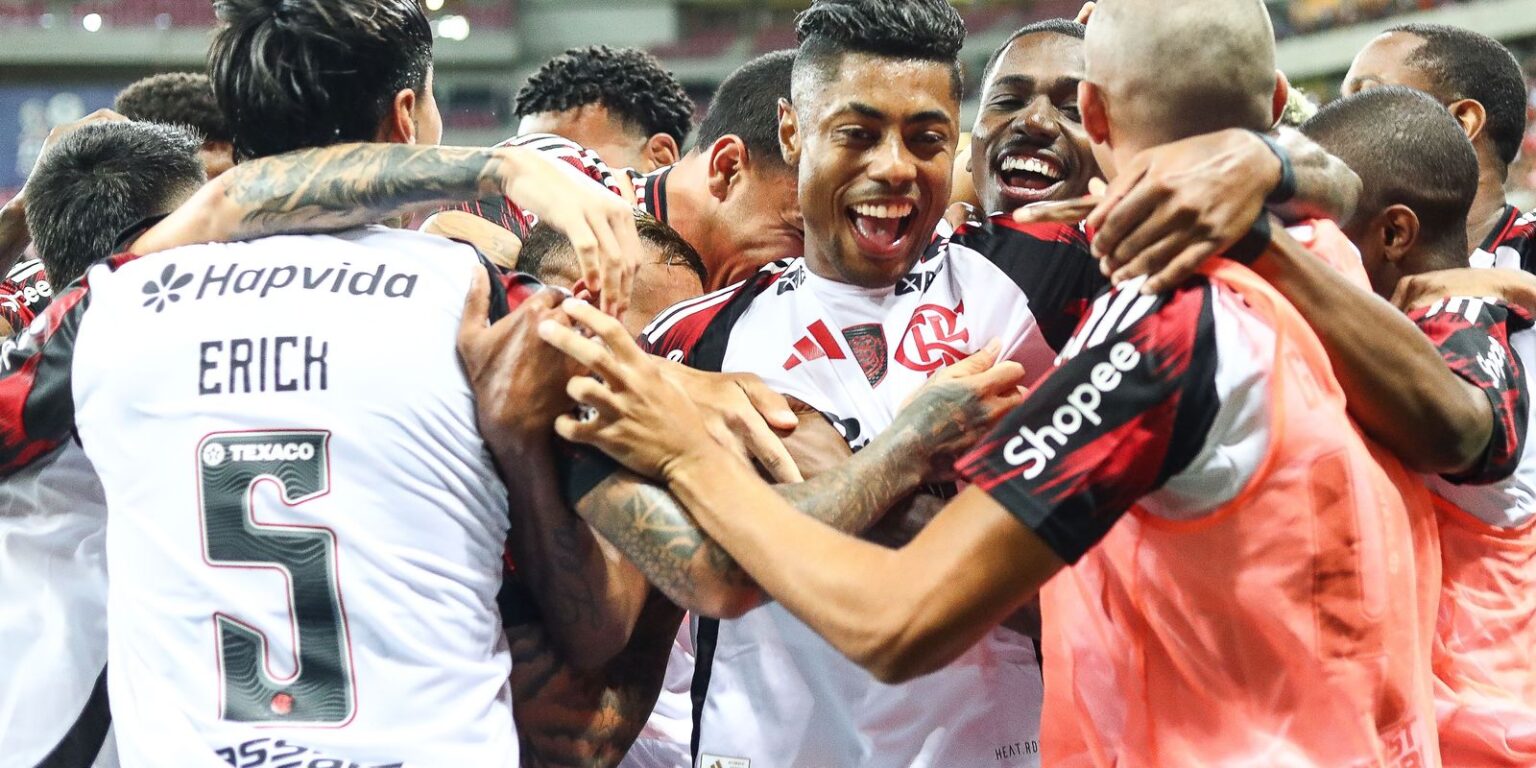 Flamengo atropela sport e assume a ponta do brasileirão