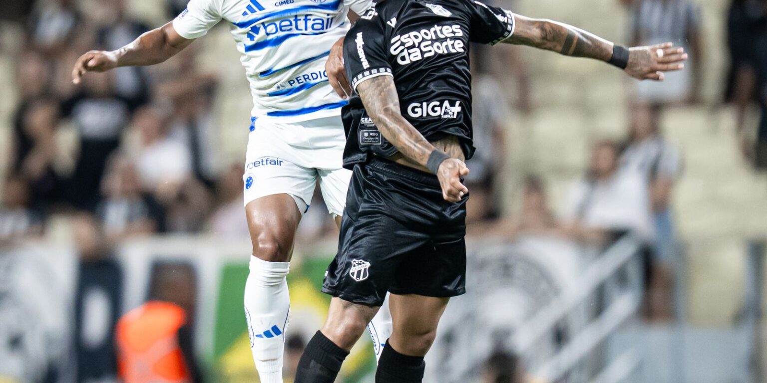 Cruzeiro se distancia do título após empate com o ceará