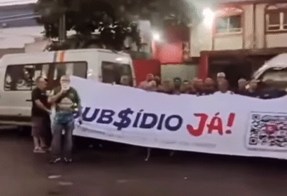 Vans do rio param: motoristas protestam por subsídios e transparência