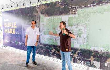 Orla burle marx ganhará nova área verde no aterro do flamengo