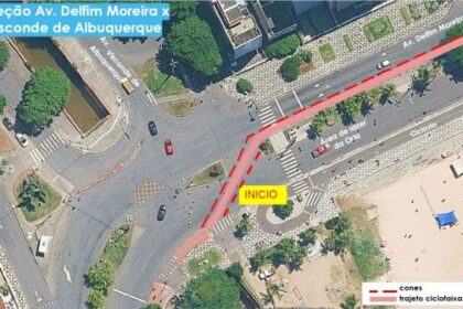 Prefeitura do rio testa faixa exclusiva para ciclistas na orla