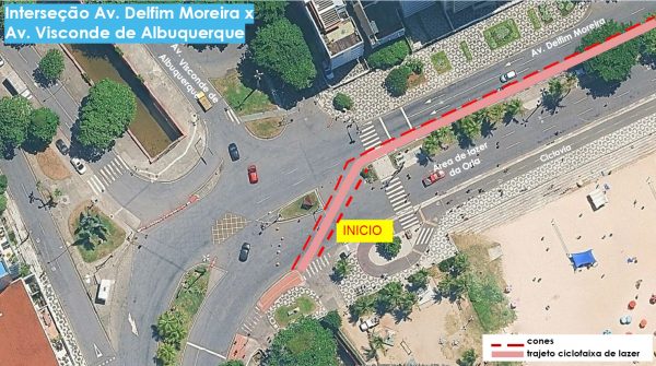 Prefeitura do rio testa faixa exclusiva para ciclistas na orla