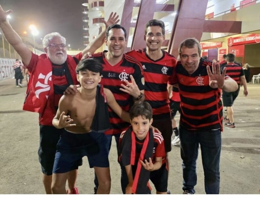 Expedição carioca em lima: comitiva da prefeitura celebra vitória do flamengo