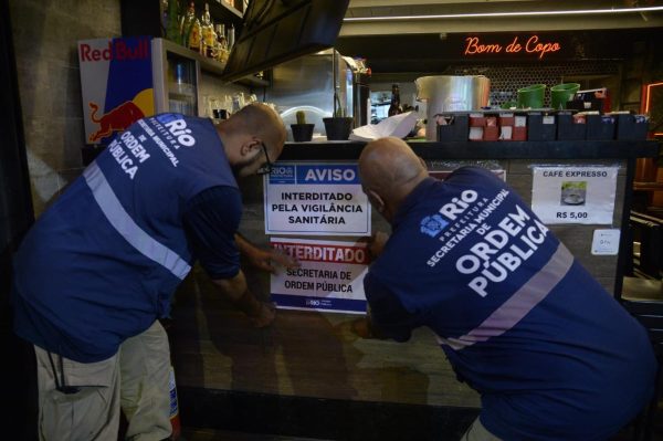 Fiscalização fecha bares e restaurante em botafogo após encontrar irregularidades