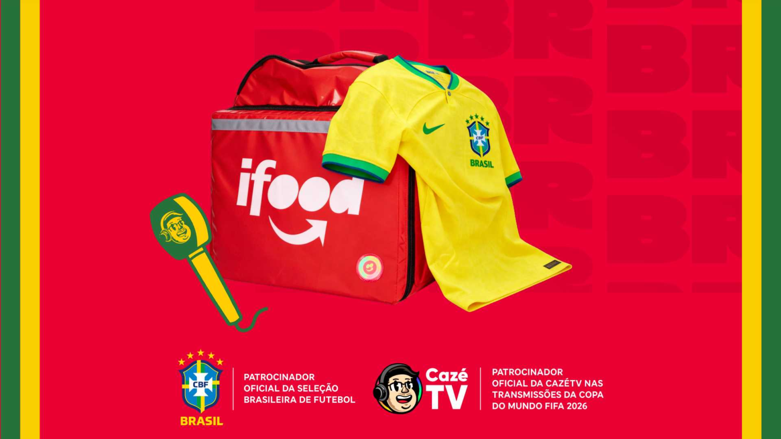 Ifood firma parceria e patrocina seleções brasileiras de futebol