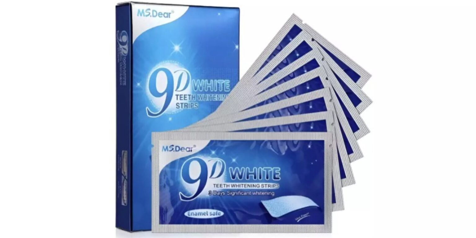 Anvisa proíbe fita clareadora 9D White Teeth Whitening Strips no Brasil