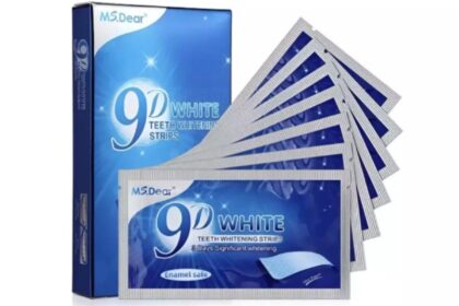 Anvisa proíbe fita clareadora 9D White Teeth Whitening Strips no Brasil