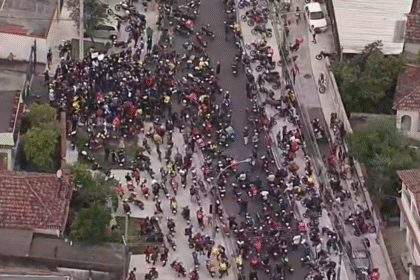 Motoboys protestam por segurança após segunda Morte em assalto na Zona oeste