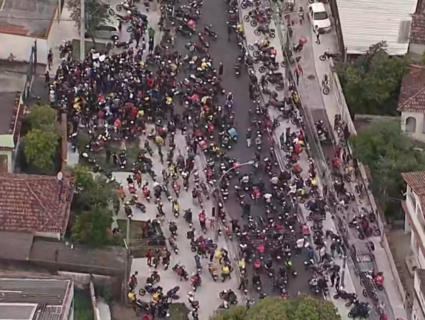 Motoboys protestam por segurança após segunda Morte em assalto na Zona oeste