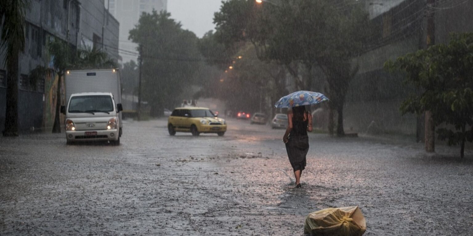 Frente fria traz alerta de chuva forte em São Paulo