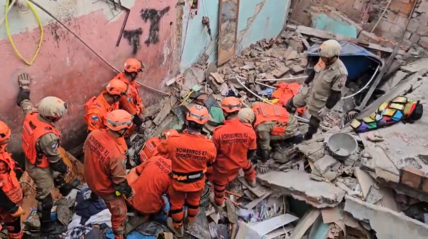Defesa Civil inicia demolição de imóveis vizinhos após desabamento no Maracanã