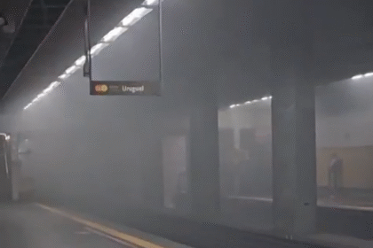 Incêndio perto da Estação Praça Onze assusta passageiros no metrô do Rio