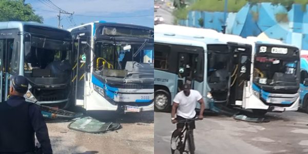 Acidente entre ônibus deixa 15 feridos em São Gonçalo, RJ