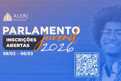Alerj abre inscrições para o Parlamento Juvenil 2026 e busca representantes estaduais