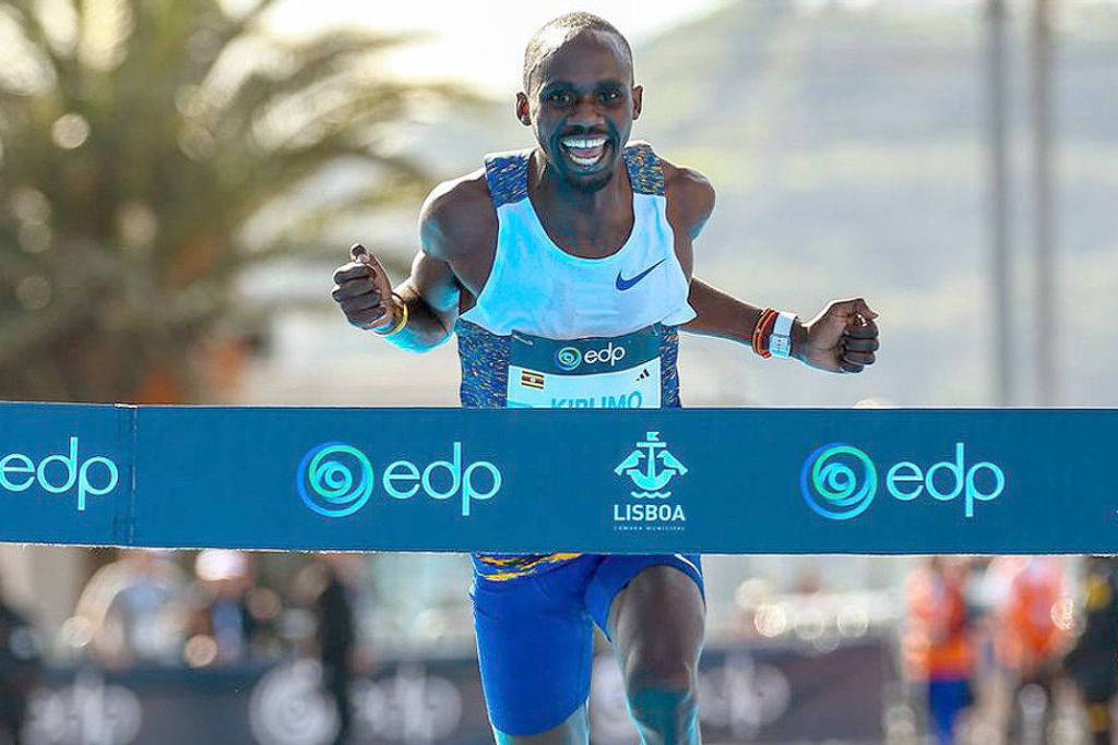Ugandense Jacob Kiplimo recupera recorde mundial da meia maratona em Lisboa