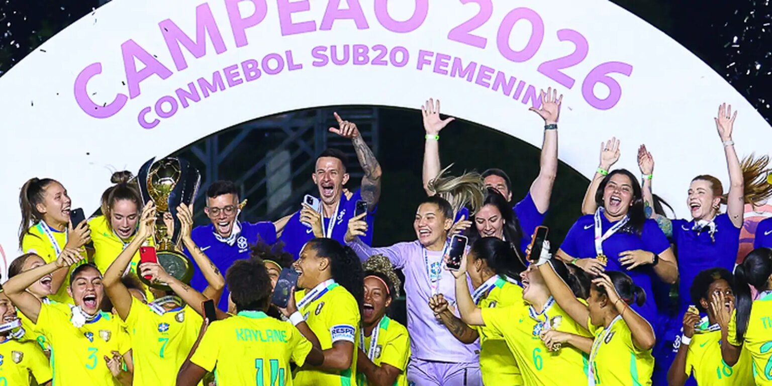 Brasil conquista décimo primeiro título sul-americano feminino sub-20